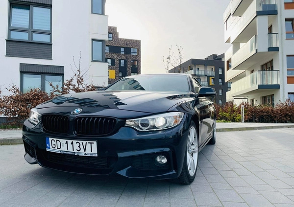 BMW Seria 4 cena 86990 przebieg: 143000, rok produkcji 2016 z Gdynia małe 22